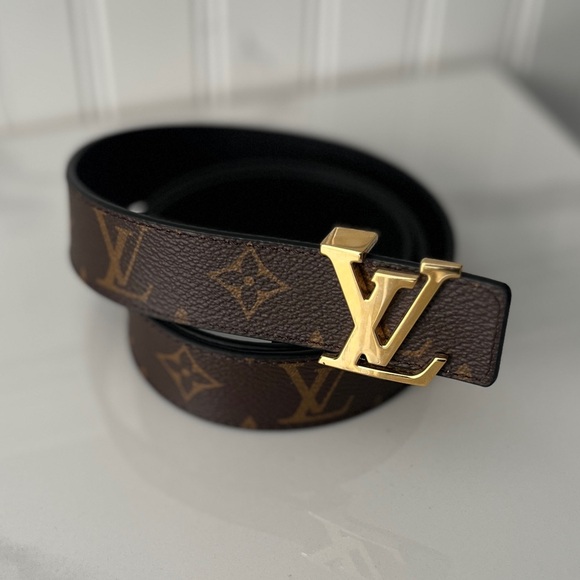Louis Vuitton Brown and Gold Belt - Picture 1 of 4